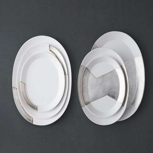 Silver Edition Plate Set (Oval)
