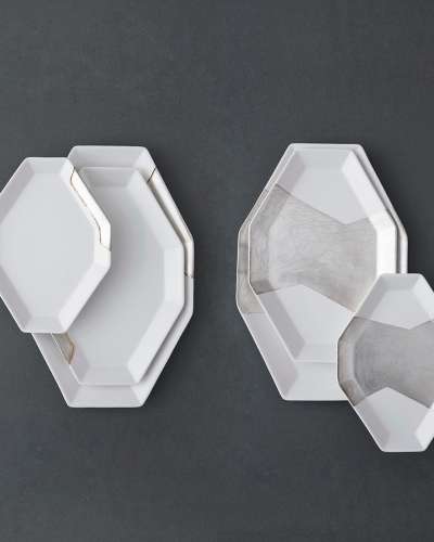 Silver Edition Plate Set (Square)