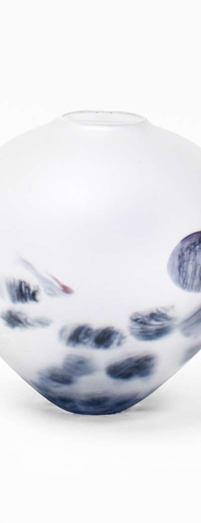 Ink Wash Moon Jar (Small)