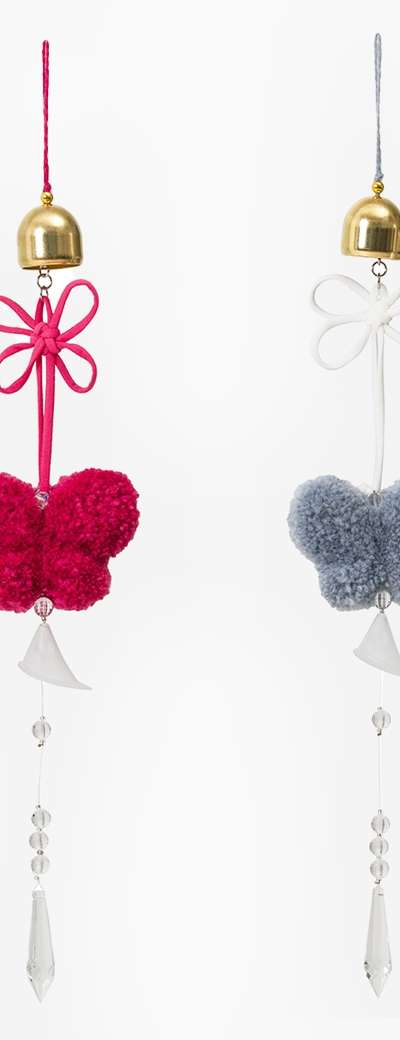 Plum Blossom and Butterfly Knot Hanging