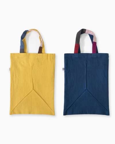 Cotton-Linen Hand Bag (8 Colors/1pc)