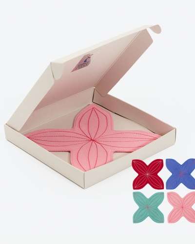 Nubi Flower Coaster Set (4p)
