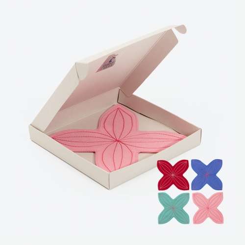 Nubi Flower Coaster Set (4p)