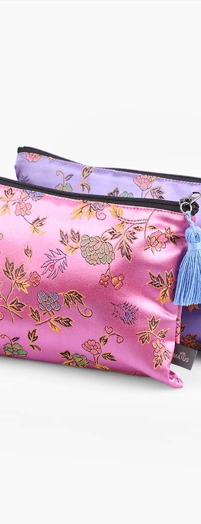 Traditional Hanbok Fabric Pouch (5 Colors)