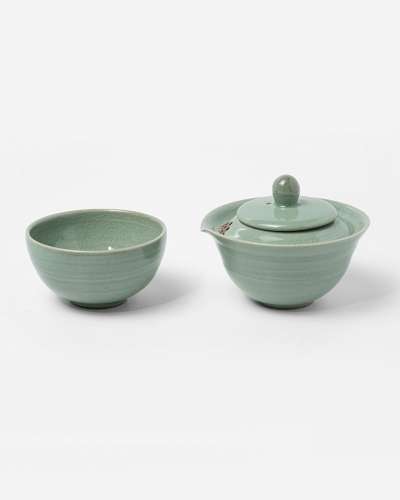 Single-Serving Lotus Tea Set