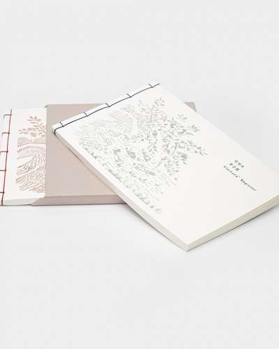 Longevity Inlay Hanji Guest Book