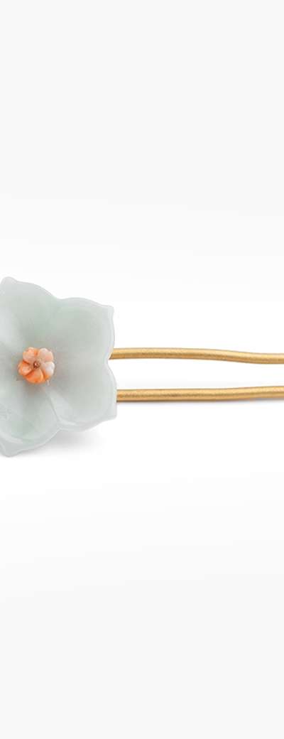 Balloon Flower Hair Stick