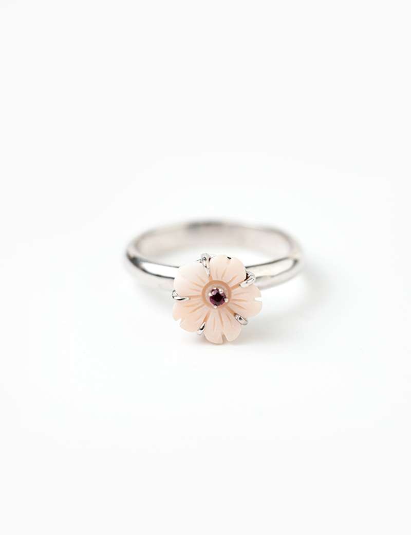 Pink Coral Ring