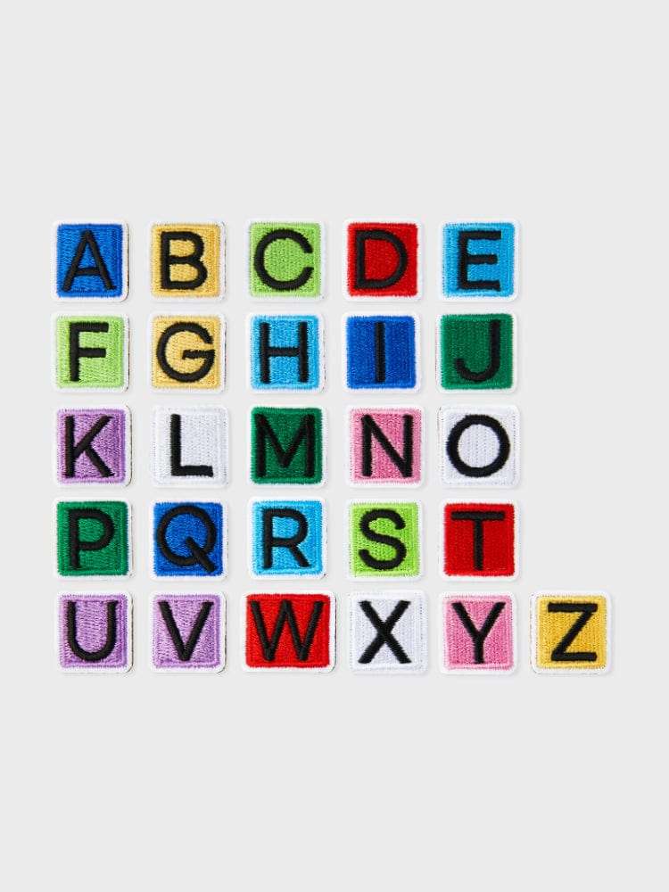 Collage Gothic Alphabet Wappen Sticker