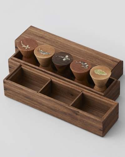 Native Freshwater Fish Sewing Basket (5-Compartment)