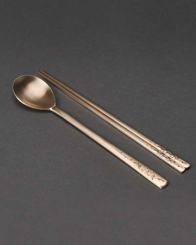 Carved Spoon Set for One