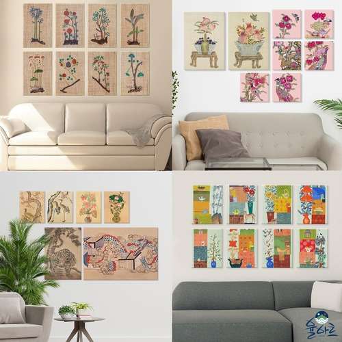 Minhwa Art Poster - Fortune and Prosperity Living Room Wall Art