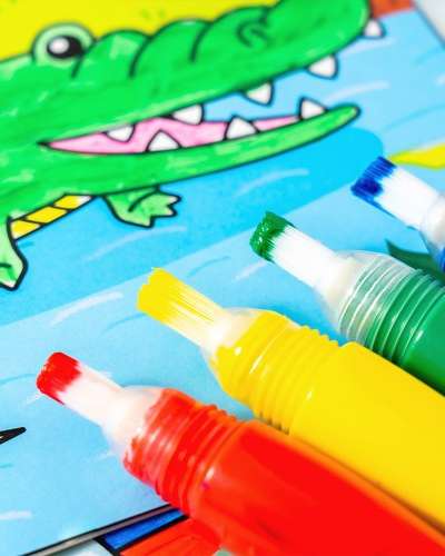 鮮やかな発色スティック水彩絵具 ウォーター絵具ペン