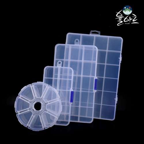 Portable Multi-Purpose Clear Compartment Box - Accessory Storage Organizer for Beads, Paint, Medicine, and Crafts