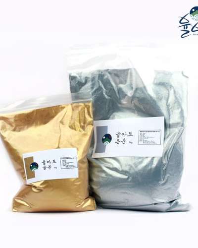 淡いパール感の金粉 東洋画絵具 民画絵具<br>[ 1kg 大容量 ]
