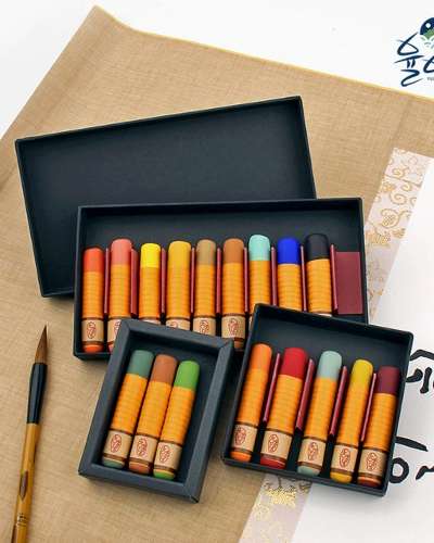柔らかな色合いの民画絵の具 恵順堂鳳彩<東洋画絵の具 単品>