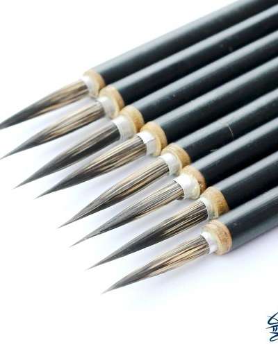 Ferret Hair Landscape Brush for Oriental and Folk Painting [Small / Medium / Large]