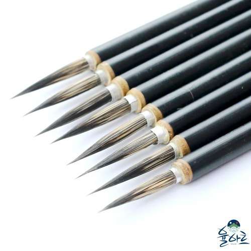Ferret Hair Landscape Brush for Oriental and Folk Painting [Small / Medium / Large]