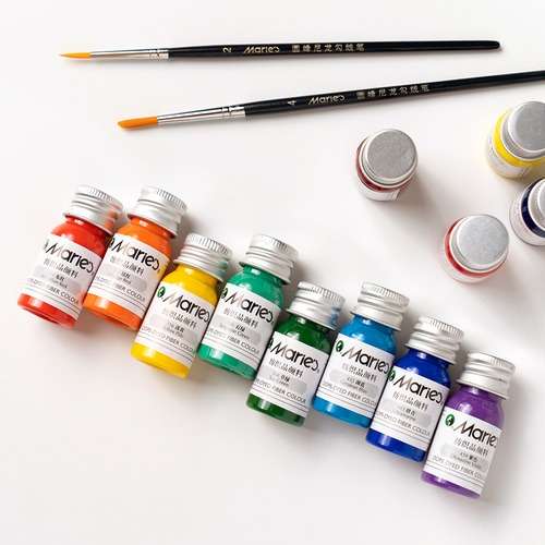 Premium Fabric Paint Dye for Clothing and Textiles 12-Color Set