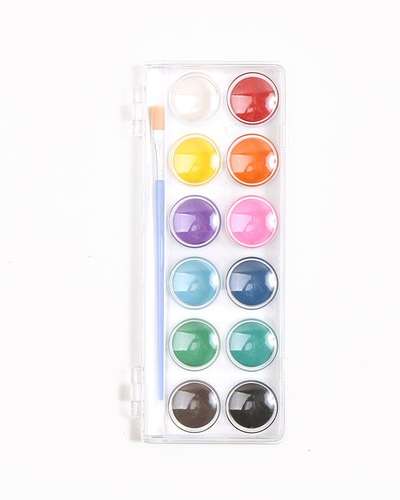 ソリッド固体絵の具パレット