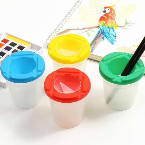 Ryul Art Safety Paint Pot Portable Art Paint Container Paint Play