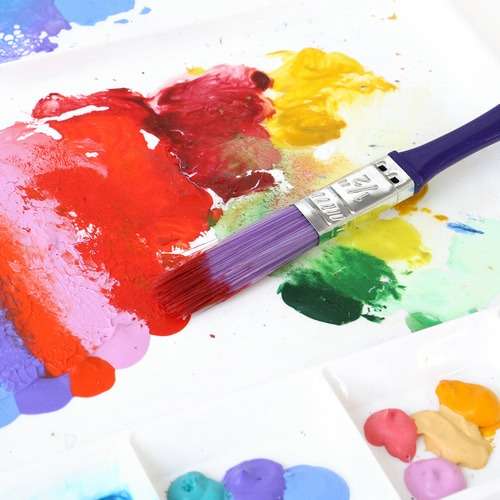 Art Play Flat Brush Art Materials Supplies