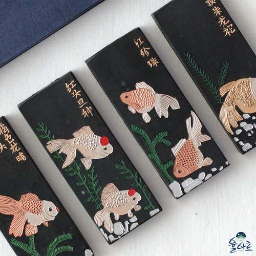 Premium Pine Soot Ink Calligraphy Ink Set [4-Piece Set]