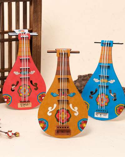 伝統楽器タンビパ作り 春の音楽おもちゃ 工作遊び教具セット キット 家遊び設計図