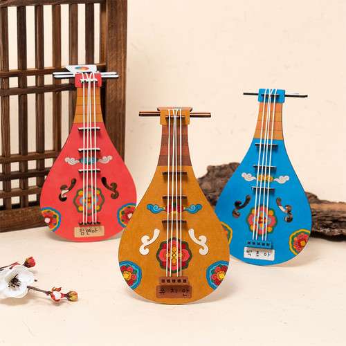 Traditional Instrument Danbi-pa DIY Kit - Spring Music Toy Art Play Educational Set
