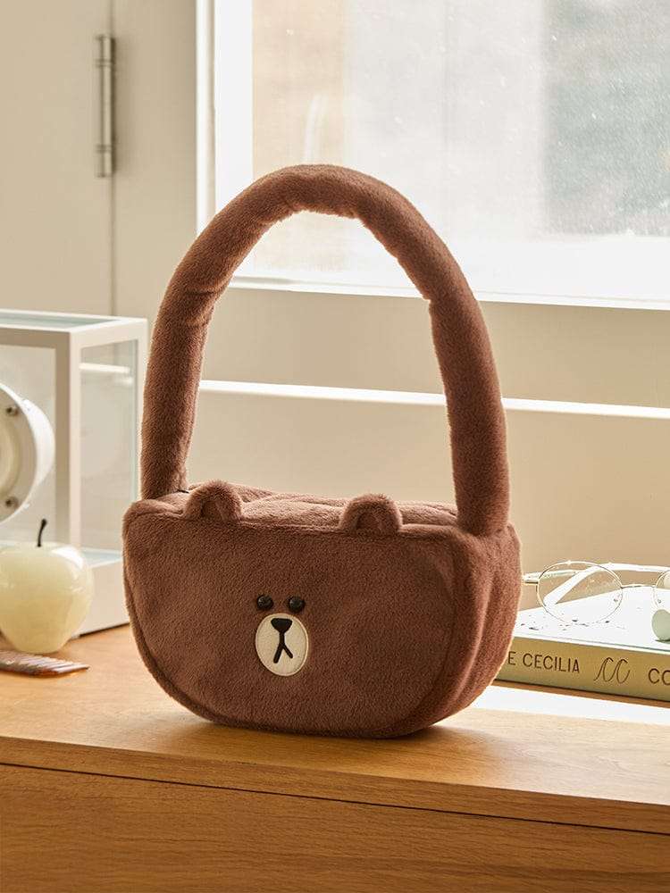 Line Friends Hug Brown Season 4 Tote Bag