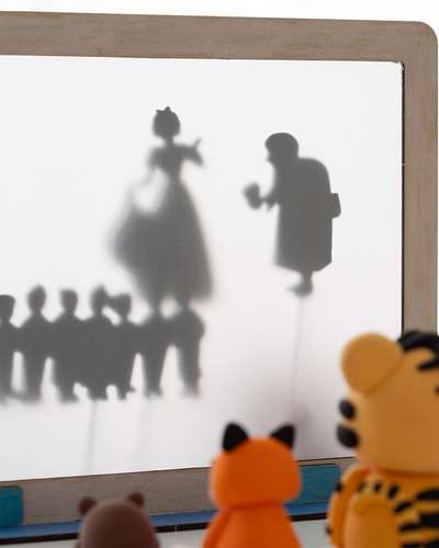 紙影絵遊び工作DIYキット 子ども幼児ミニ劇場演劇ロールプレイ小道具童話美術劇遊び