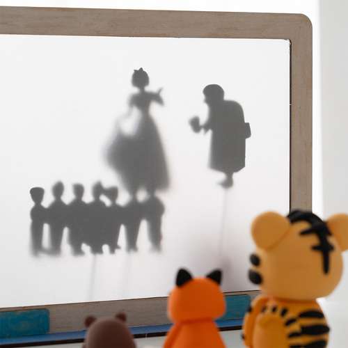 Paper Shadow Play DIY Kit - Children's Mini Theater Puppet Craft Set with Fairy Tales