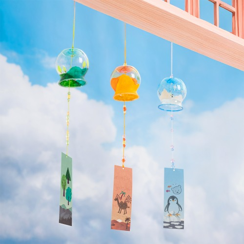 DIY Wind Chime Handmade Hanging Bell Interior Decoration Earth Environment Door Chime Classroom Science Educational Material
