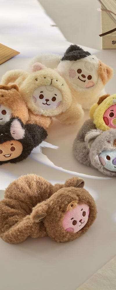 BT21 BABY モアフラッフィ顔ぬいぐるみバンド