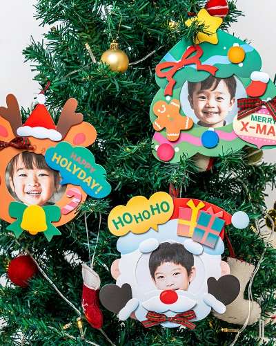 クリスマス手作りキット トッパー飾り美術キット 小学生おうち遊び 冬工作