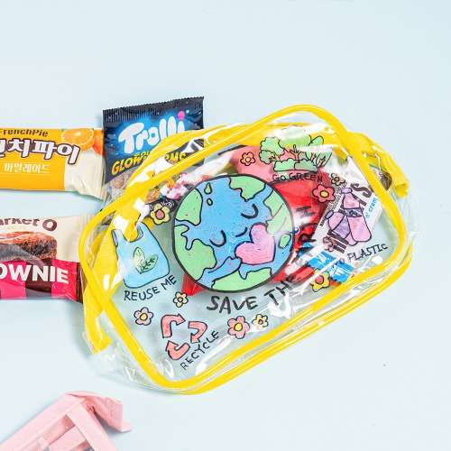 Transparent Pouch DIY Bag Inner Bag PVC Waterproof Pouch