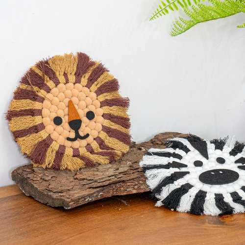 Make Your Own Pom Pom Coaster DIY Kit