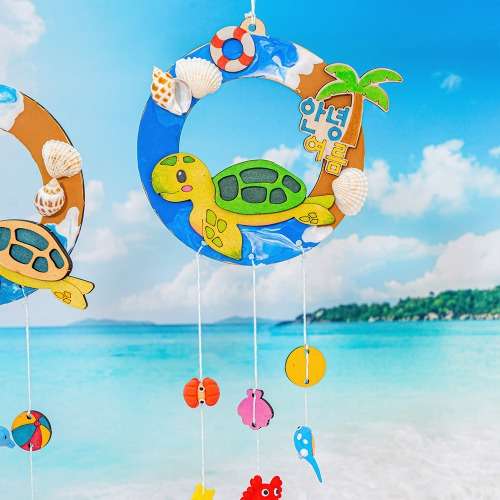 Environmental Education Clay Ocean Mobile Summer DIY Kit - Homeschool Art Activity