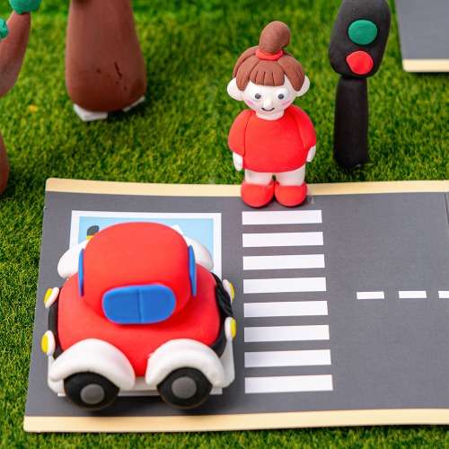 Time-Melting Clay Car DIY Kit - Arts and Crafts Making Materials