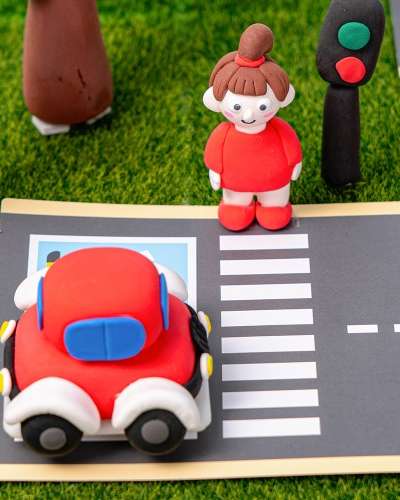 時間が経つのを忘れる粘土自動車作りDIYキット作成材料美術キット