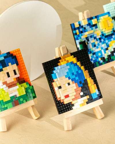 名画立体額縁 3D立体パズル 切り取り組み立てDIY