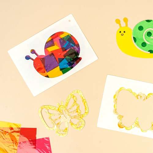 Practical Stencil Design Set - Animals, Insects & Fruits (Rabbit & Butterfly Designs)