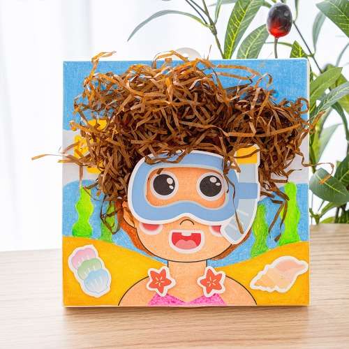 Creativity Boosting String Art Frame Making Kit for Elementary Students - Stay-at-Home Activity