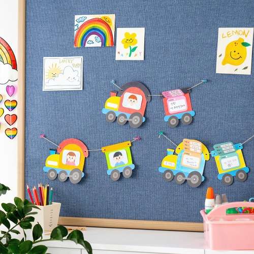 Classroom Bulletin Board Decoration Our Class Introduction Book Art DIY Kit Elementary Craft