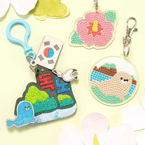 Educational Material Dokdo and Taegeuk Flag DIY Kit