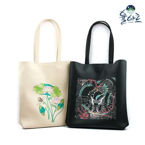 Chuseok Folk Painting Leather Bag DIY Art Craft Kit