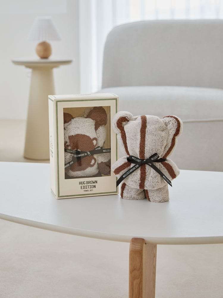 LINE Friends Songwol Brown Basic Shape Towel