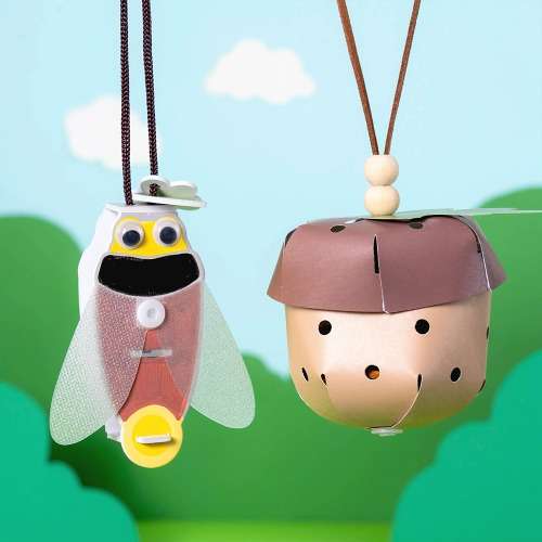 Summer DIY Natural Cinnamon Mosquito Repellent Necklace Art Craft Kit