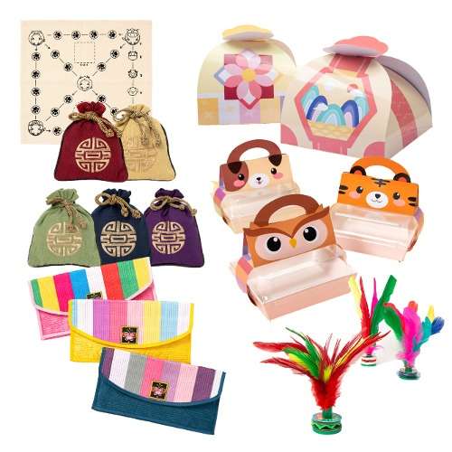 Lunar New Year and Chuseok Craft Traditional Holiday Play Sensory Development Art Materials Kit