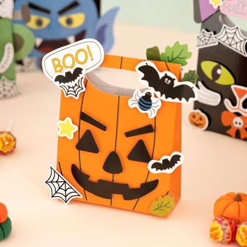 Candy Paper Bag Halloween DIY Art Play Kit